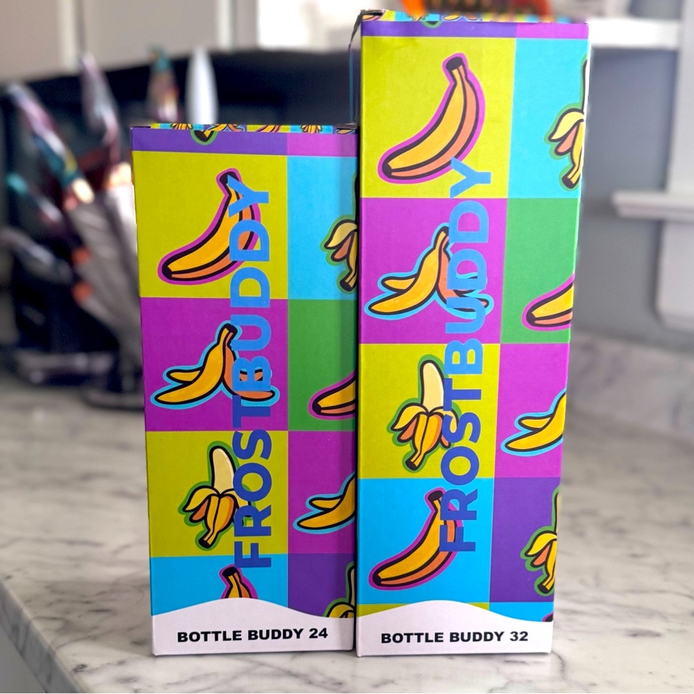 FrostBuddy Go Bananaz Insulated Tumbler Bottle Buddy 24oz PoP ArT LimitedEdit - Picture 14 of 16